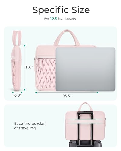 Image of BAGSMART 15.6-16 Inch Laptop Case, Padded Laptop Bag Sleeve for MacBook Pro