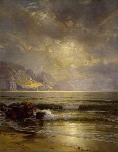 Cuadro lienzos fotos con el arte marino de William Trost Richards para decoración elegante