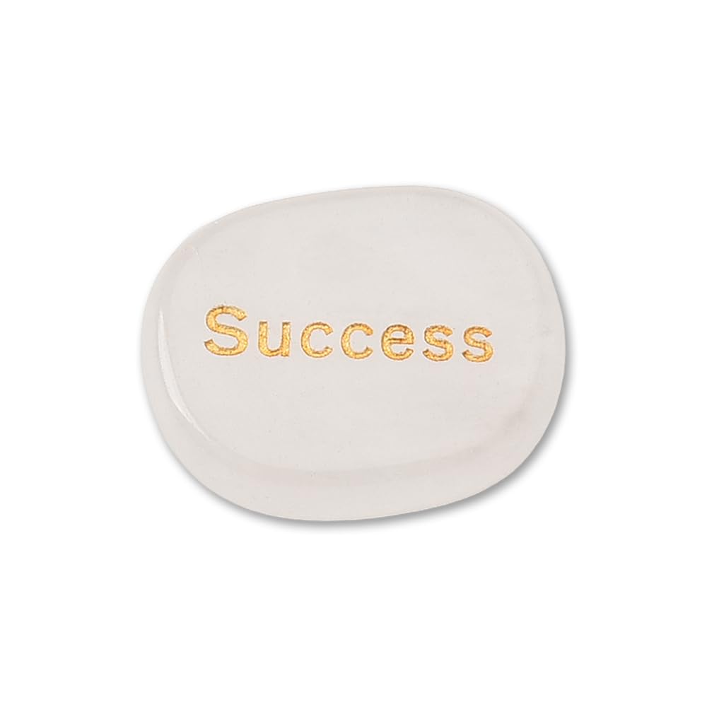 Engraved Inspirational Stone for Women Men Encouragement Success Stones for Friends Sister Christmas Birthday Gifts for Son Daughter Motivational Gift for Grandson Granddaughter Office Home Decor