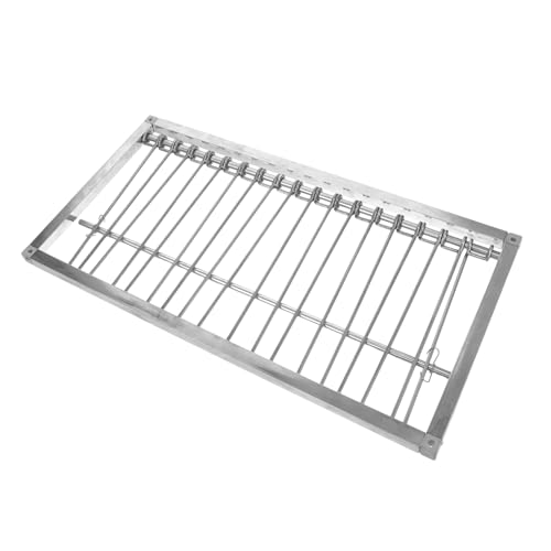 Outanaya Racing Pigeon Cage Door Bird Cage Metal Access Pigeon Entrance Stainless Steel Construction