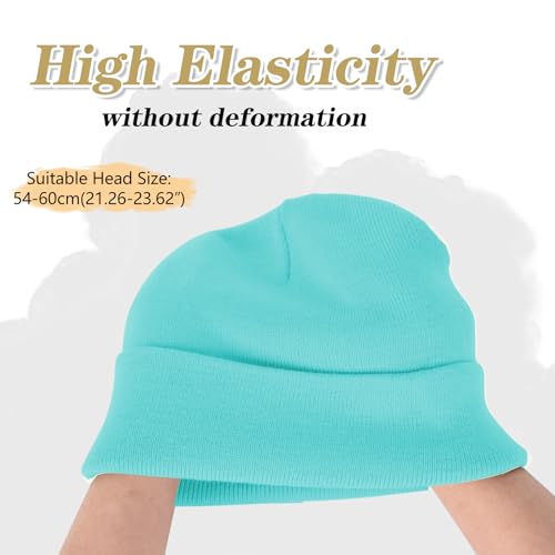 Image of ZOORON 1&2 Packs Beanie for Men Women Men's Beanie Hat Acrylic Knit Cuff Beanie Cap Slouchy Knit Skull Cap Warm Winter hat