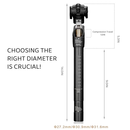 Image of SP442 Suspension Seatpost 27.2 /30.9 /31.6mm, 45mm Travel Suspension