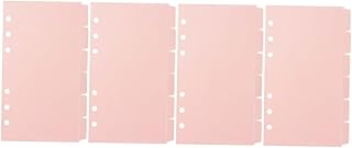 TEHAUX 24 Folhas De Papel Deslizante Manga De Foto Inserções Páginas De Álbum De Fotos Páginas De Livro De Fotos Divisores De Fichário Protetores Abas De Fichário Página A5 Divisórias De