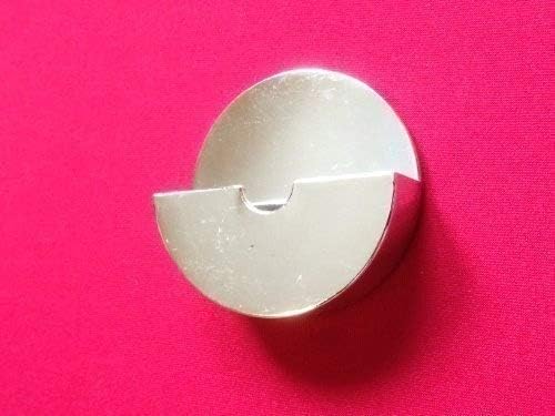 The Home Fusion Company Bath Kitchen Sink Plug Holder Tidy Self Adhesive Chromed Chrome Plated