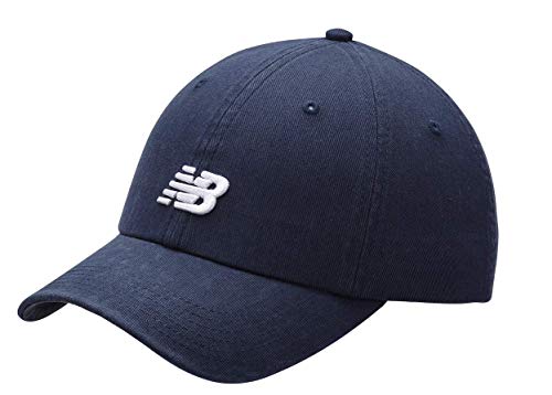 New Balance Standard Men's And Women's Unisex 6-Panel Curved Brim Adjustable Cotton Twill, Natural Indigo, One Size #TOP7