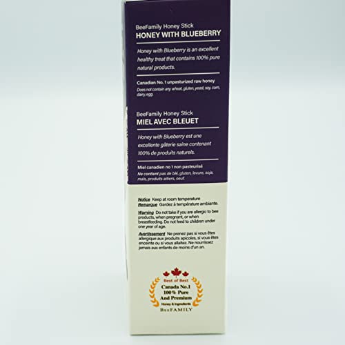 BeeFamily Blueberry Honey Stick 100g miniatura 3