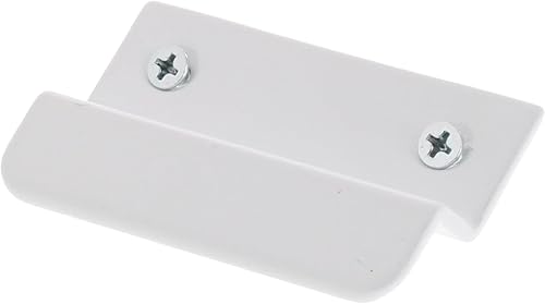 ToniTec Balkontürgriff ohne Steg Ziehgriff aus Aluminium weiß, braun, F-1 | F-2 