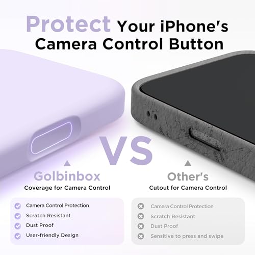 Image of GolbinBox Magnetic for iPhone 17 Case, Silicone Cover, Lavender