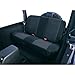 Rugged Ridge 13261.01 Seat Cover, Rear, Neoprene Black; 97-02 Jeep Wrangler TJ