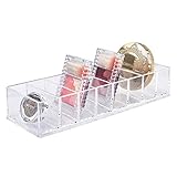 Organizer Lidschatten 8 Gitter Acryl Aufbewahrungsbox Transparente Make Up Organizer für Lidschatten Lippenstift Gesichtspuder Nagellack