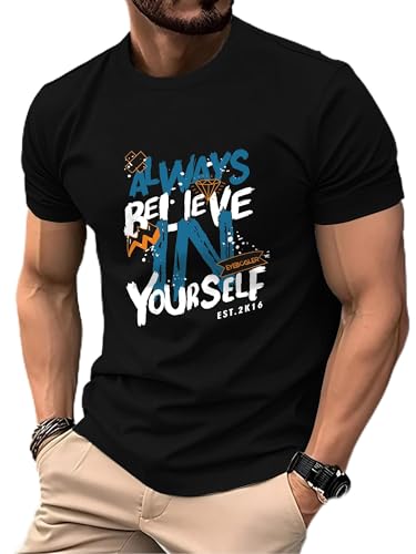Image of Noble Monk Men's Round Neck Half Sleeves T-Shirt