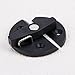 WSDMAVIS 4Pcs Reliable Boat Cabinet Twist Latch Nylon Round Turn Button Twist Catch Latch for Boats Yachts RVs Essential Hardware Accessory