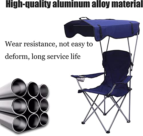 Chaise de camping pliante réglable et légère avec dossier inclinable - 6