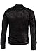 Cipo & Baxx CJ236 Jacket Korean Collar Interior Faux Leather Men's Jacket - m (S) Black
