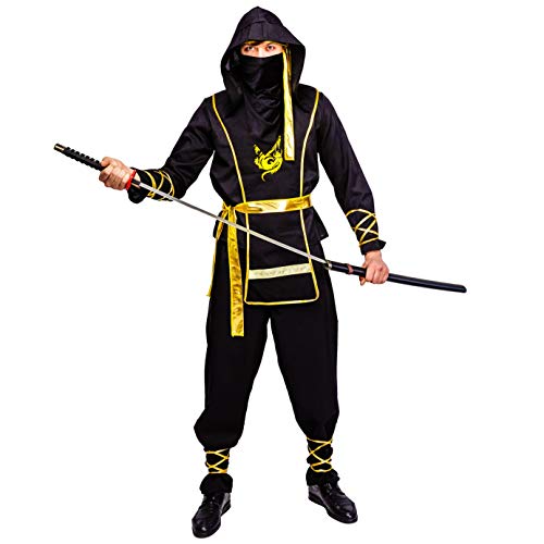 Men's Golden Dragon Ninja Costume