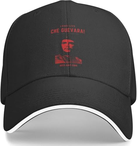 XTWTCXESD Gorra clásica, Che Design 2 Che Guevara Cool Unisex para Hombres Trucker Gorra Impermeable para Gimnasio Exterior Gorra Snapback Idea de Regalo Moda con Estampado de algodón