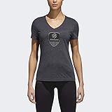 Traspirabilità adidas USA Pallavolo Graphic Tee da Donna, Donna, T-Shirt da pallavolo da Donna, S1848W103, Nero, L