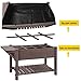 Aivituvin 52.7x22x30in Raised Garden Bed, Elevated Wood Planter Box Stand with Wheels for Outdoor Gardening, Liner Included, 230lbs Capacity