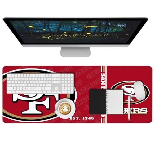 Generic Mouse Pad Extended Large Gaming Desk Pad 31.5 x 11.8 Inch, XL Mousepad Topographic Mouse Pad with Anti-Slip Rubber Base for San Francisco Home Office