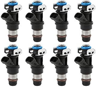 uxcell 8pcs Brand New Fuel Injector 4 Holes Disc for 2001-2007 GMC Sierra