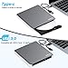 External DVD Drive, USB C Superdrive for Apple USB 3.0 DVD Burner Reader for Mac, Portable CD +/-RW Drive External DVD Player for Laptop MacBook Windows 11 10 PC Linux OS