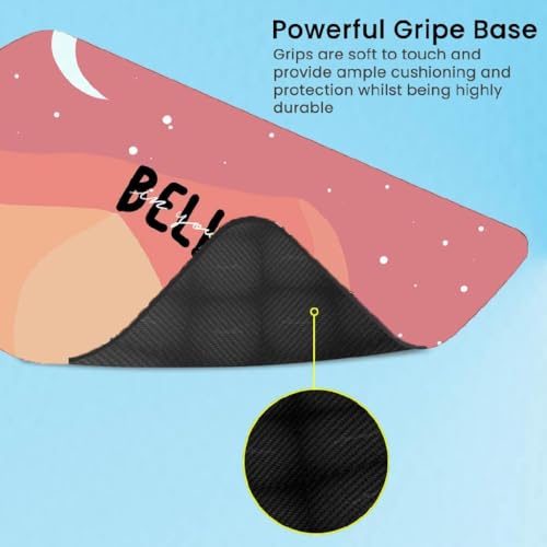 Image of Cute Printed Mouse Pad with Anti-Slip Rubber Base & Smooth Surface | Mousepad for Laptop, PC, Gaming, Office, Study, Work from Home & Desktops | Believe in Yourself Design