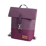 millybo SWEET Fahrradtasche Gepäckträgertasche Damen Rucksack Backpack (801.006 Burgundy)