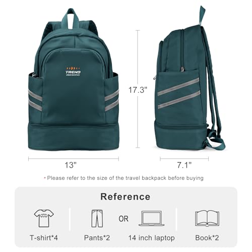 coofay Gym Backpack for Women Waterproof Backpack with Shoe Compartment Lightweight Travel Backpacks Workout Sports Backpacks Large Gym Bag