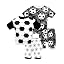 4pcs-black/White-soccer-sba24