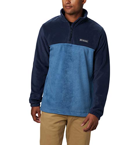 Columbia Men's Steens Mountain Half Zip, Collegiate Navy/Scout Blue, Medium