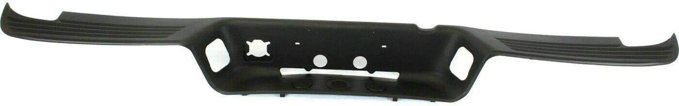 Rear Bumper Face Bar Primed Steel + Tailgate + Step Pad Compatible with 2002-2008 Dodge Ram 1500/2003-2009 Dodge Ram 2500 3500 OE Direct Replacement