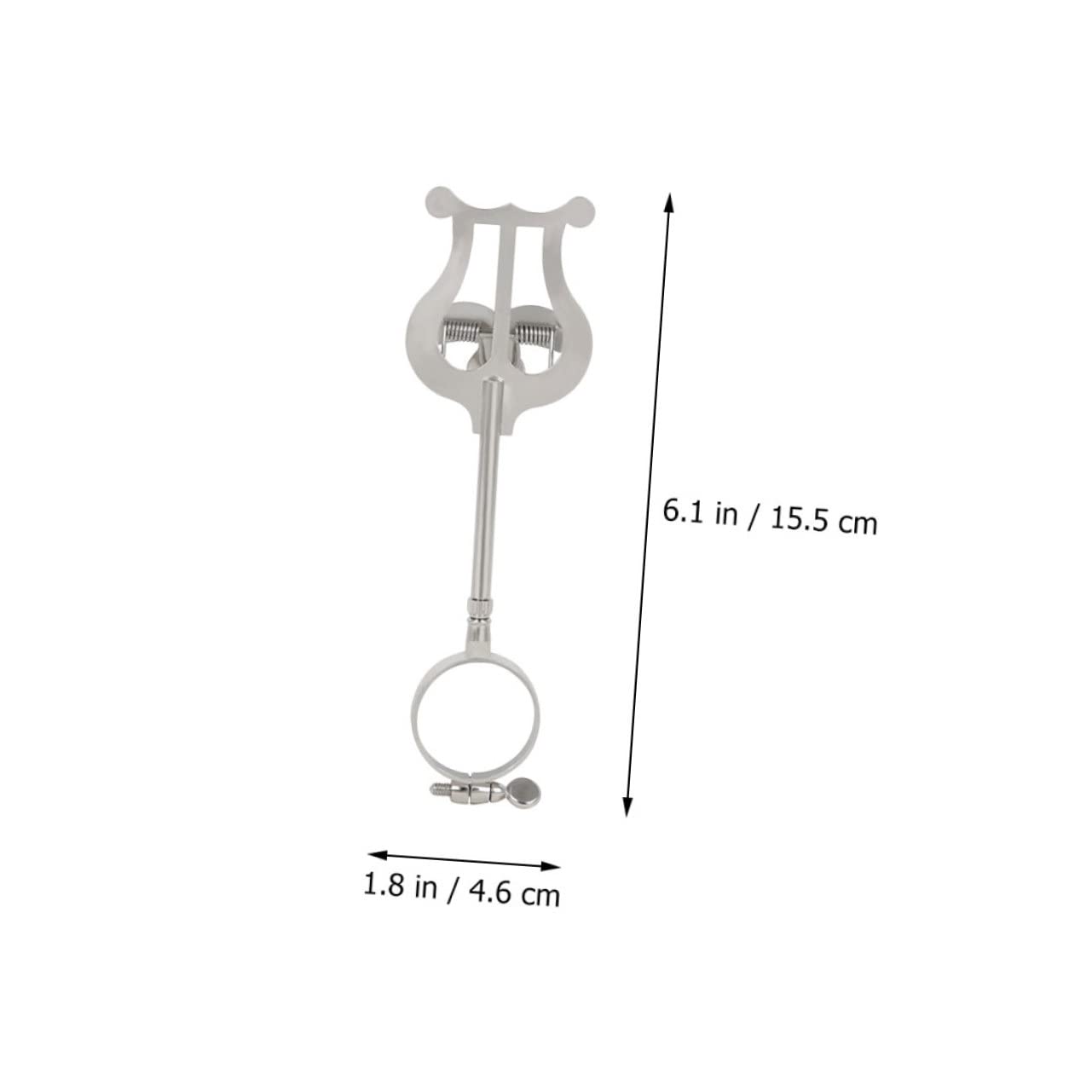 SUPVOX Porta Spartiti Musicali per Clarinetto Clip Musicale Fissaggio Stabile Realizzato in Ferro Design Semplice per Concerti e Pratica