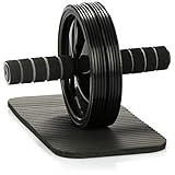 com-four® Bauchtrainer - Bauchroller für intensives Bauchmuskeltraining - Ab-Roller für das...