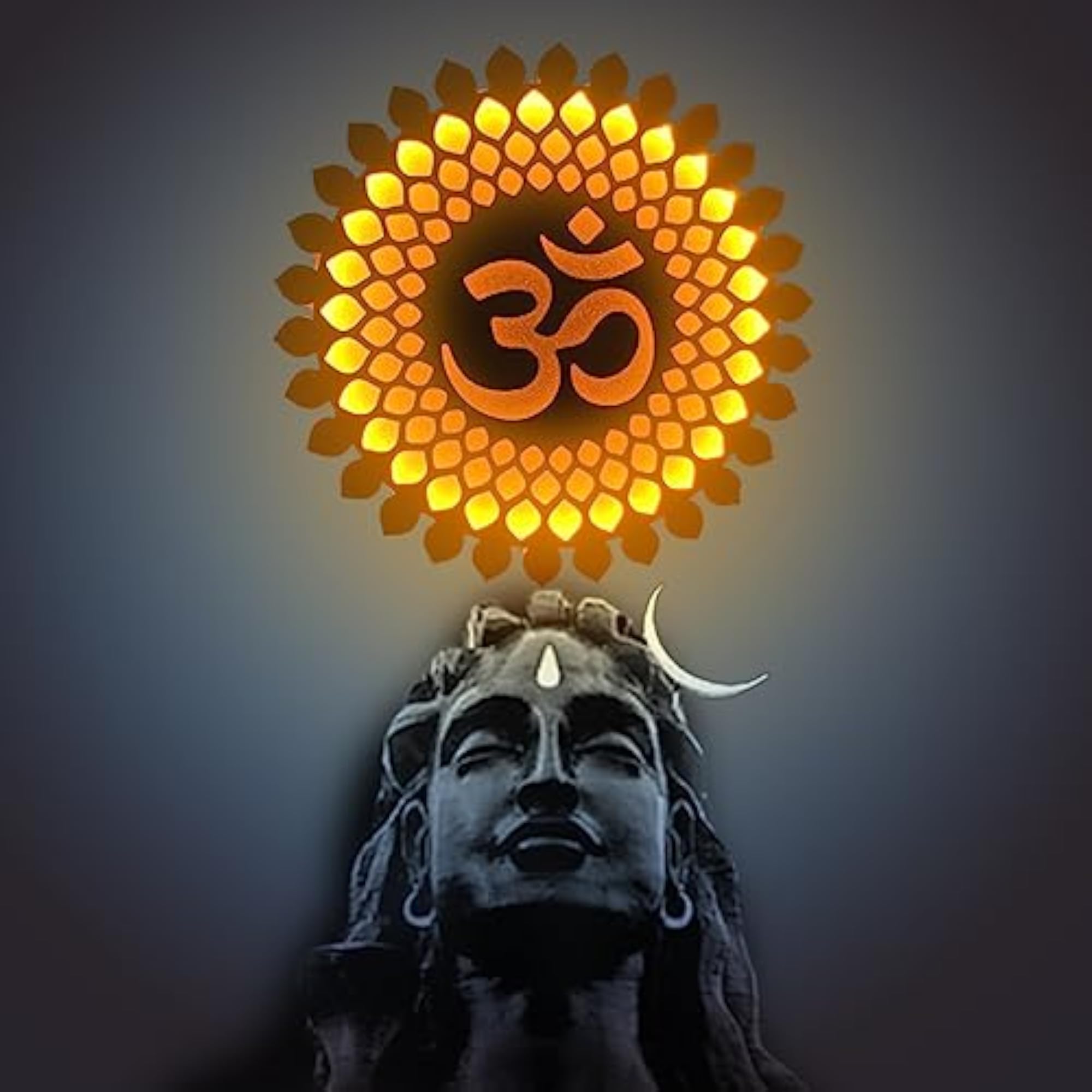 OM Mandala Wall Back LED Light Decor