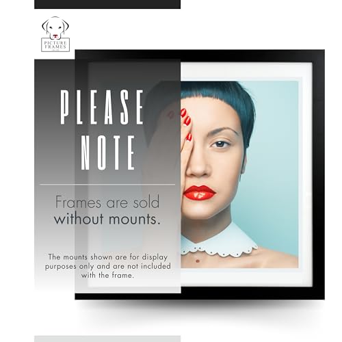 50x50 cm Black Picture Frame – Modern Square Frame for Home & Office Decor, Ideal for Gallery Walls & Collage Displays