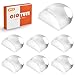 IoT and günstig Kaufen-OioTuyi 6er Set Türstopper Boden Selbstklebend Transparente Türpuffer, Bodentürstopper zum Kleben für alle Hartböden, Wand und Möbel Schutz