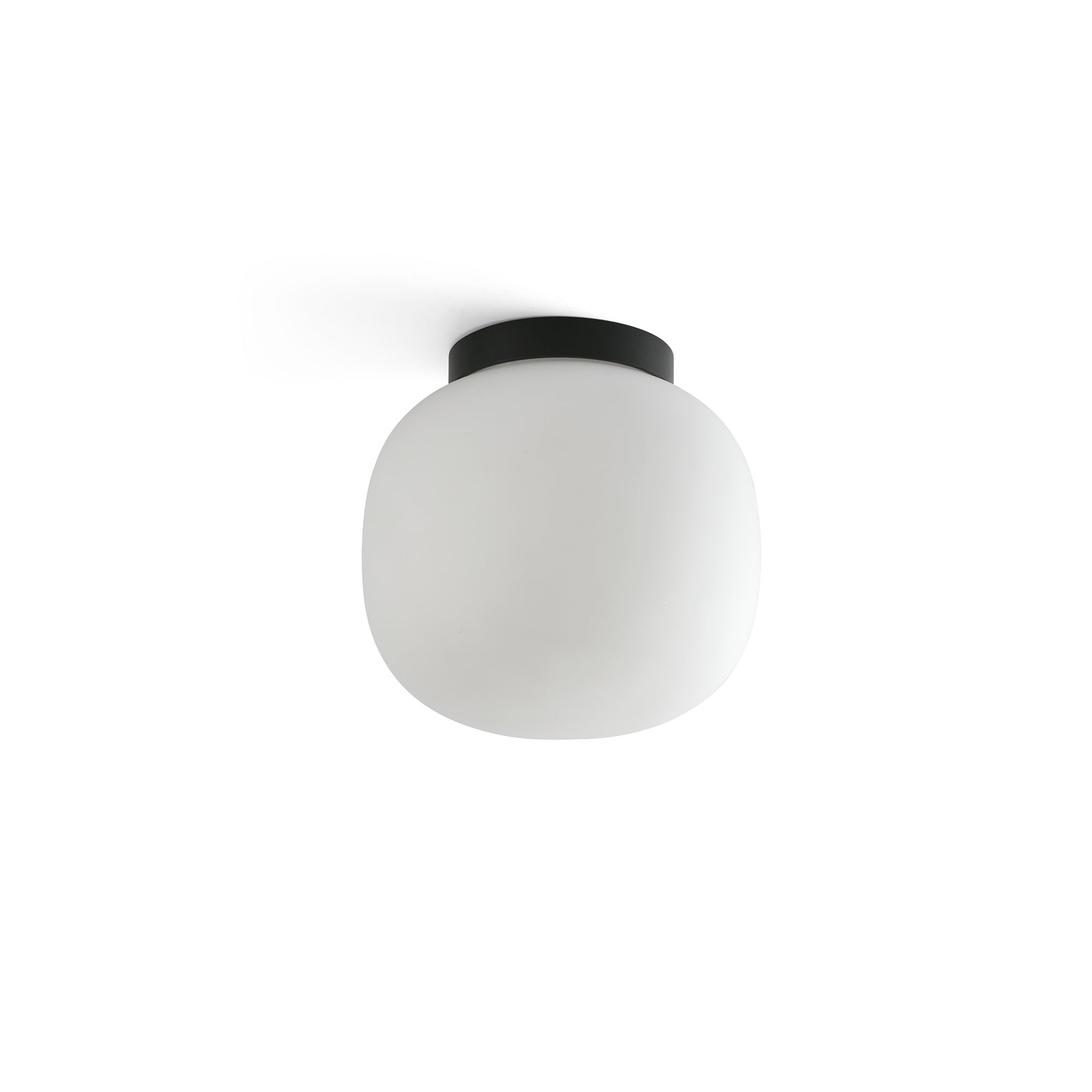 Faro AMELIA - Plafoniera da bagno, colore: Nero opaco IP44
