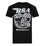 BSA Motorcycles Mens Made in Birmingham T-Shirt Black S-3XL