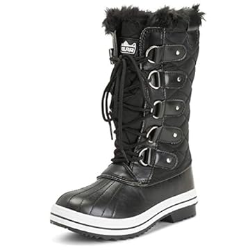 black winter boots waterproof