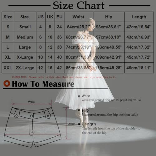 HGps8w Cute Vacation Mini Skirts for Women Summer Smocked High Waisted A-Line Ruffle Flared Pleated Skirt3