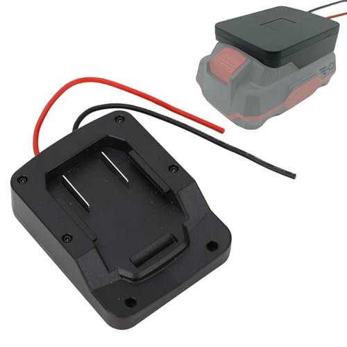 Adaptateur De Batterie Parkside X 20V - Avec Fusible Et Interrupteur - Compatible Lidl - Longueur 31,8 Cm