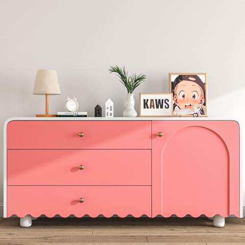 Papel pintado autoadhesivo rosa FunStick para renovar la habitacion juvenil y muebles infantiles 8