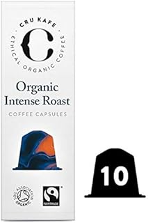 CRU Kafe Organic Intense Nespresso Compatible Coffee Capsules 10 per pack