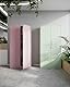 Domator Metallschrank 185 x 90 x 45 cm | Aktenschrank Abschließbar mit Kleiderstange, Pulverbeschichtung | Aufbewahrungsschrank Umkleideschrank Spind Kleiderstange | Pastellgrün