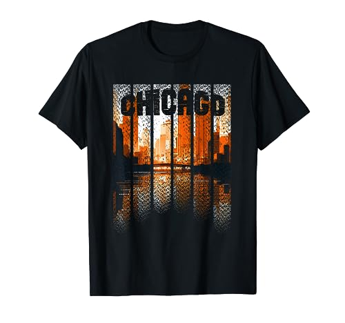 Chicago City Downtown Skyline T-Shirt