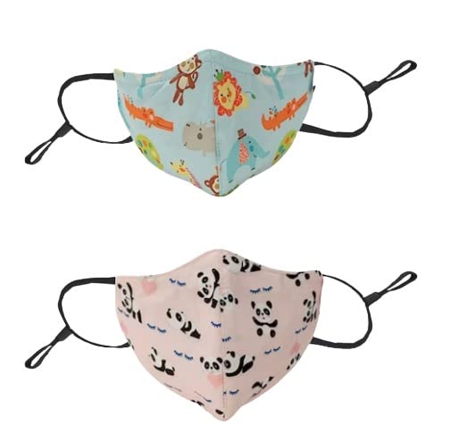 Chicco Unisex Kids Pack of 2 6-Ply Protective Outdoor Face Mask-image-12