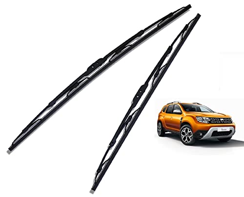 Image of Euro Care Metal Type Wiper Blade Compatibility with Renault Duster 2018 Windshield Car Wiper Blade Size D-20,P-20