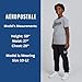 AEROPOSTALE Boys 3 Piece Outfit Set - Fleece Pullover Hoodie, Cargo Sweatpants, T-Shirt, Boys Activewear Set, Sizes 4-23 Black