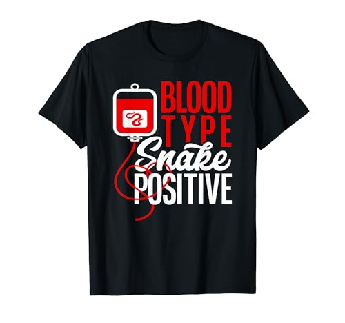 Tipo de sangre Serpiente Positiv Snake Lover Camiseta