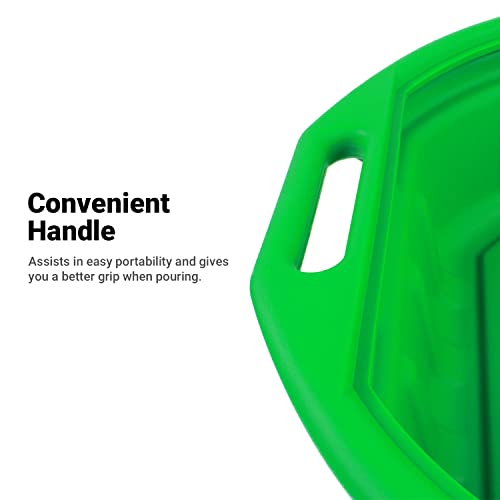 Capri Tools Cp21023 Portable Oil Drain Pan, Anti-Freeze, Green #TOP3